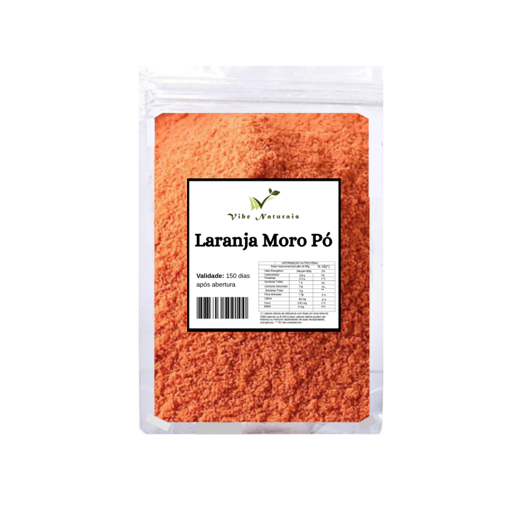 Laranja Moro em Pó - 100% Natural em Oferta na Shopee