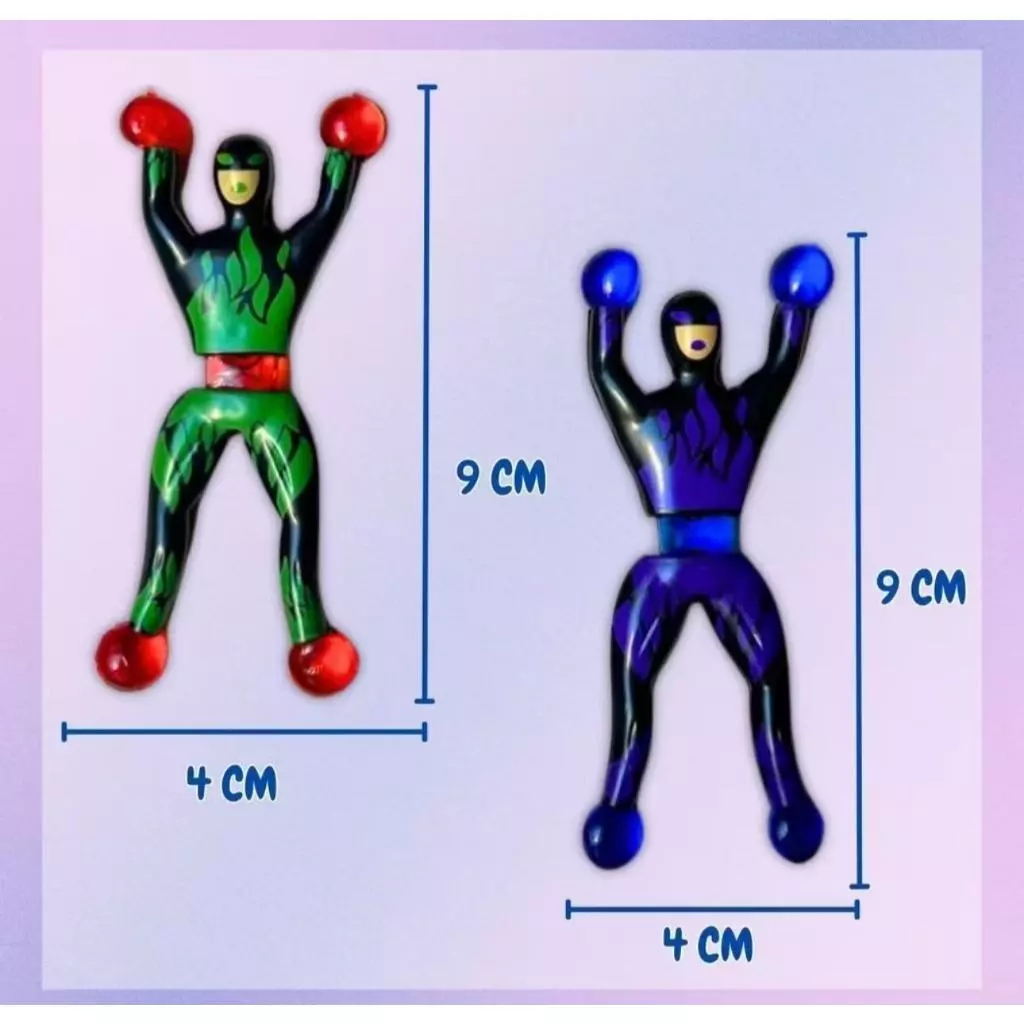 Super Ninja Boneco Geleca Gruda na Parede Escala Meleca Grude Vidro Hero Squad em Oferta na Shopee