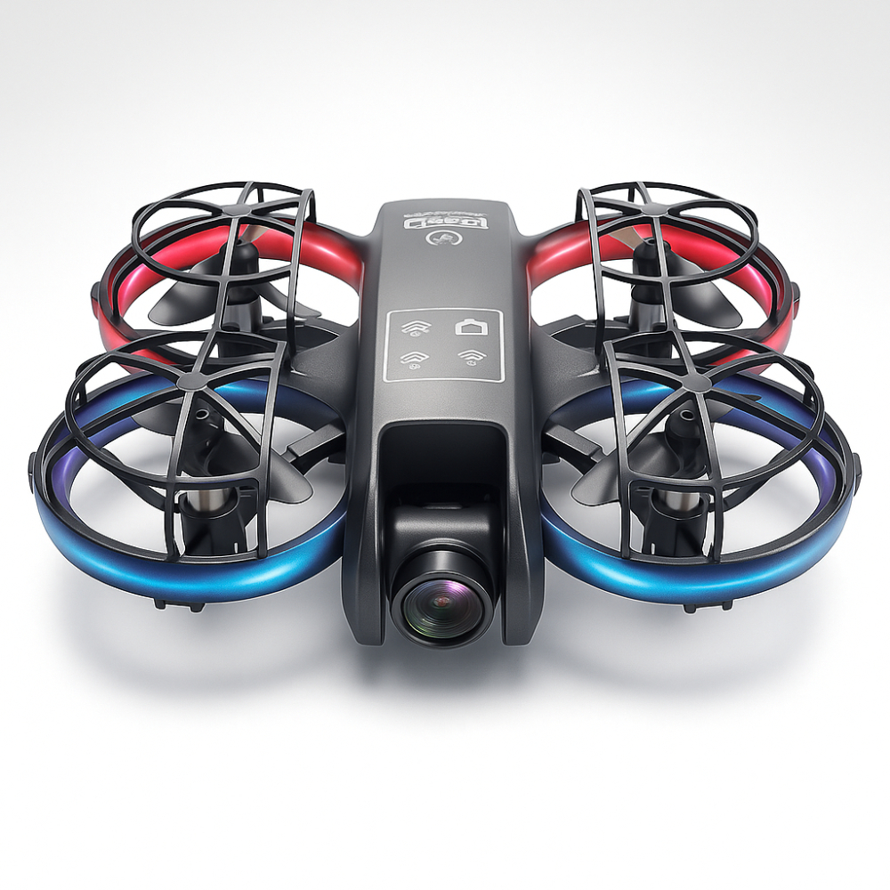 Drone K100 Max Com Câmeras 8K HD com Controle Com Tela Imbutida Câmeras Duplas RGB CartãoSD Incluso
