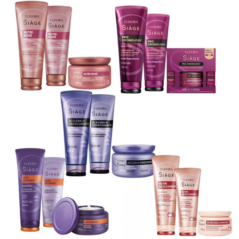 Kit Shampoo e Condicionador Siage: Onde Comprar | BuscaProdutos