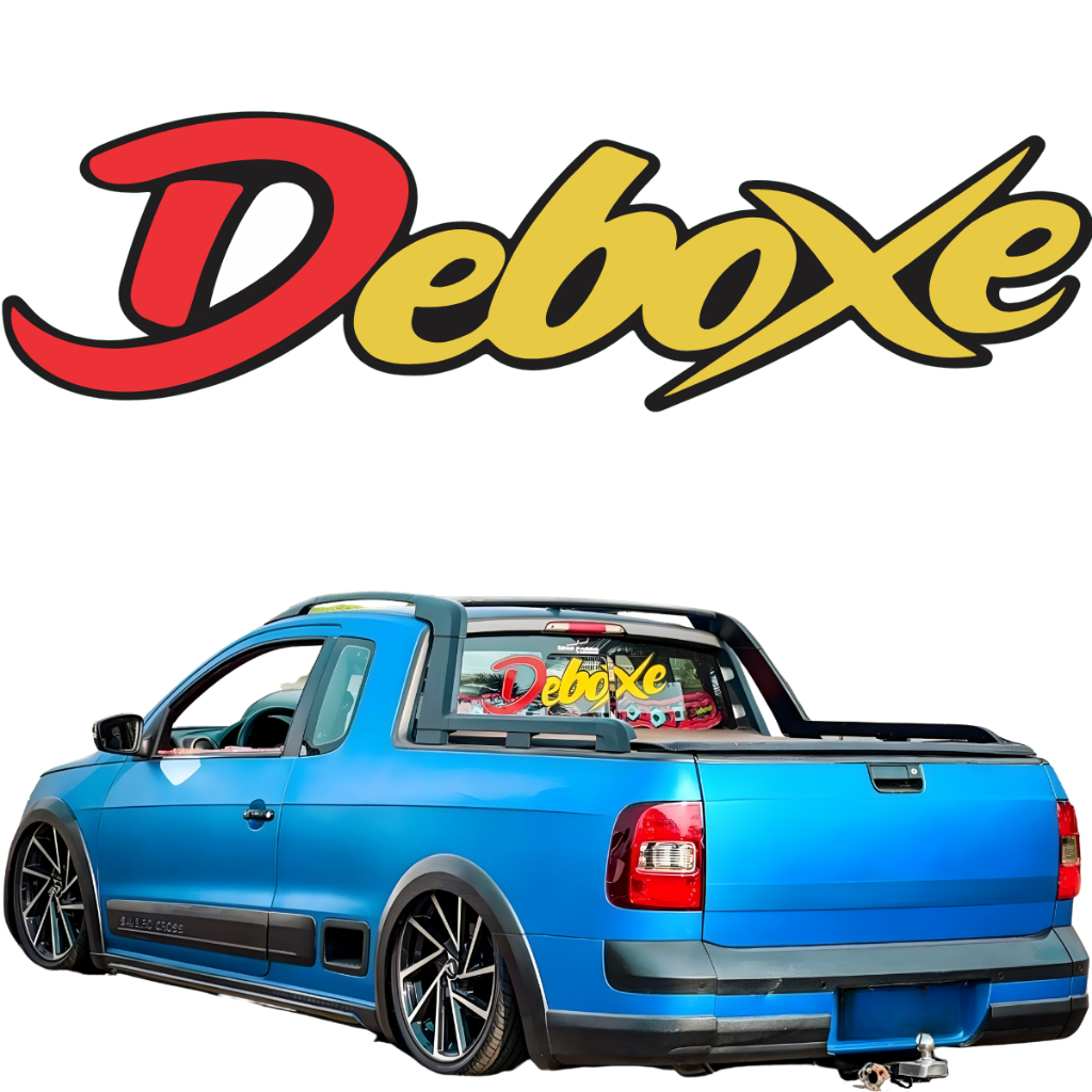Adesivo Deboxe Traseiro Grande 91x25cm Carro Rebaixado Som Automotivo Deboche