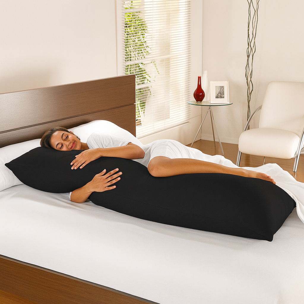 Xuxao grande almofada longa fibra siliconada antiacaro antialergico super macio relaxamento dormir