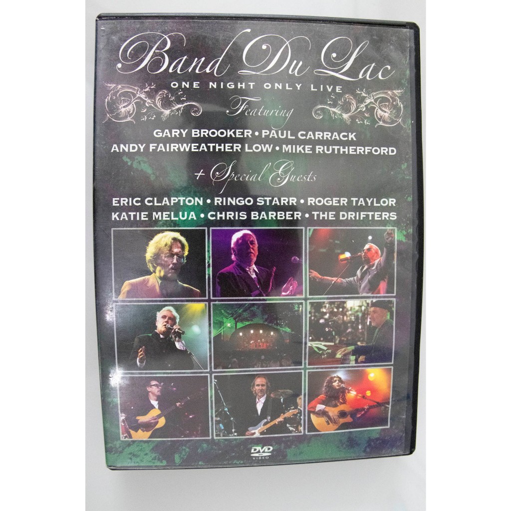 DVD BAND DU LAC - ONE NIGHT ONLY LIVE  (Eric Clapton, Ringo Starr, Roger Taylor)