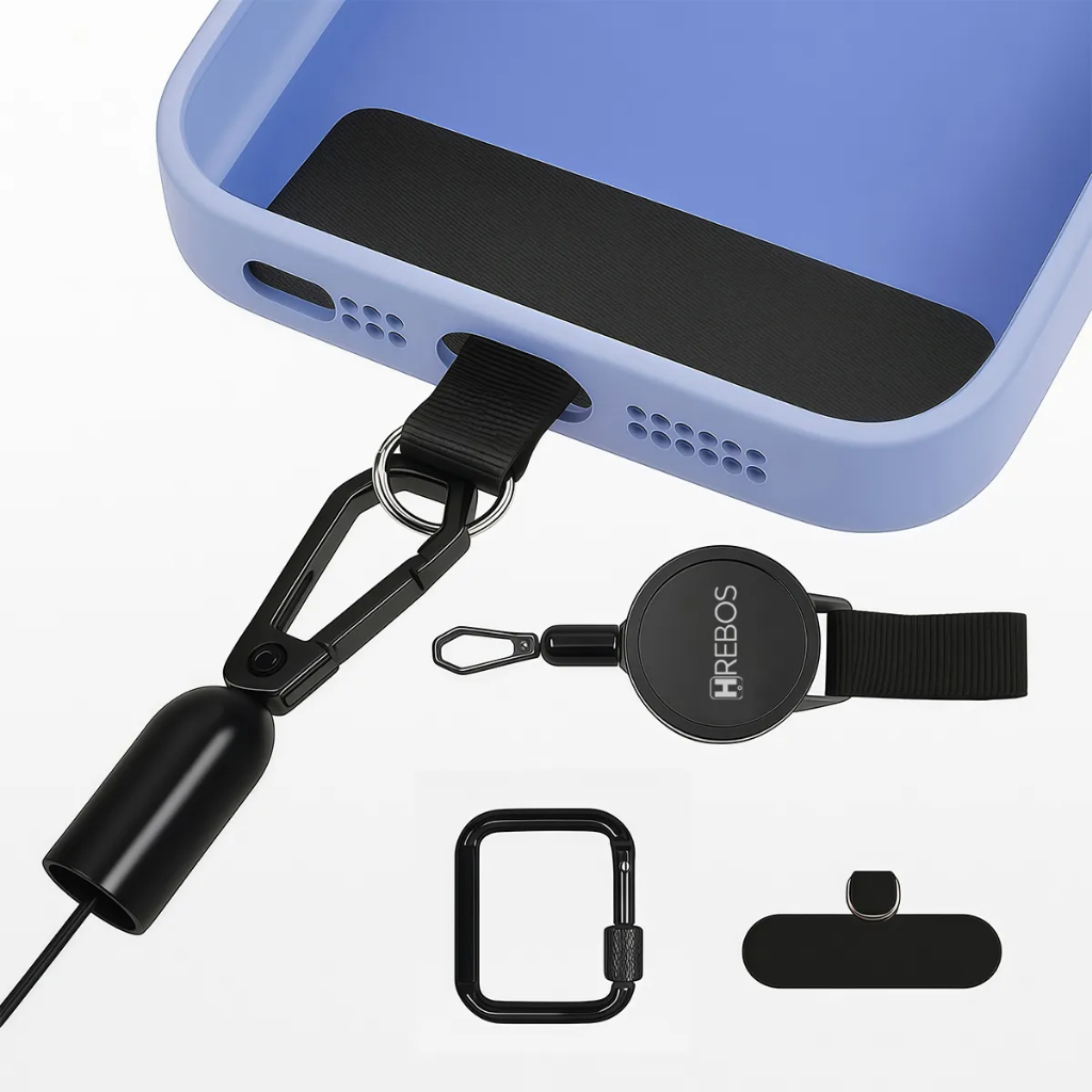 Alça Corda Cordão Corrente Para Celular Anti Perda Segurança Cordão De Celular  Retrátil Com Clipe De Cinto IF-303 em Oferta na Shopee