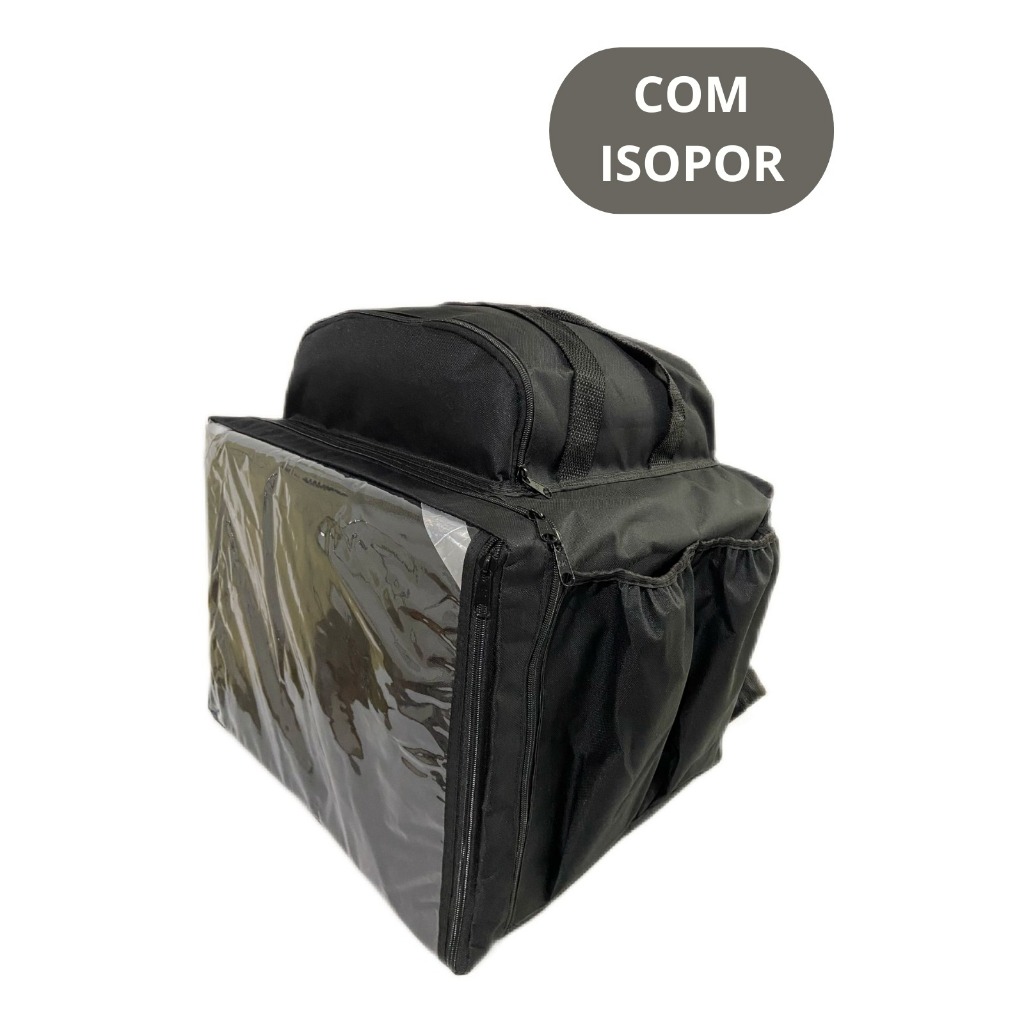 Bag mochila entregador 45 litros com isopor em Oferta na Shopee