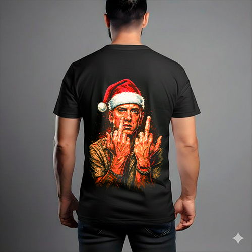 Camiseta Masculina Natal 2025 Natalina Diversas estampas em alta qualidade malha premium 100% Algodão Black Friday