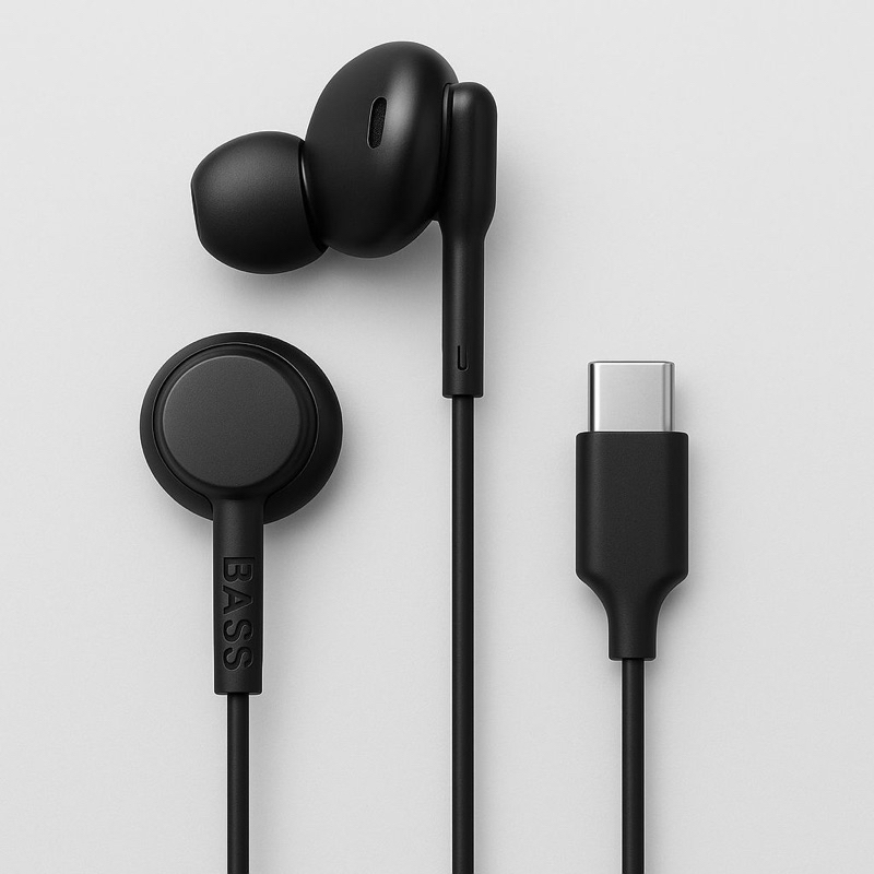 Fone de Ouvido H’Maston Tipo-C | Modelo EAR-01 | Bass Estéreo