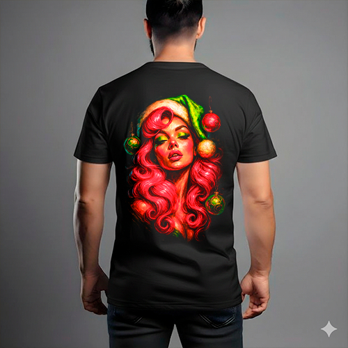Camiseta Natal 2025 Masculina Natalina Diversas estampas em alta qualidade malha premium 100% Algodão Black Friday 2025