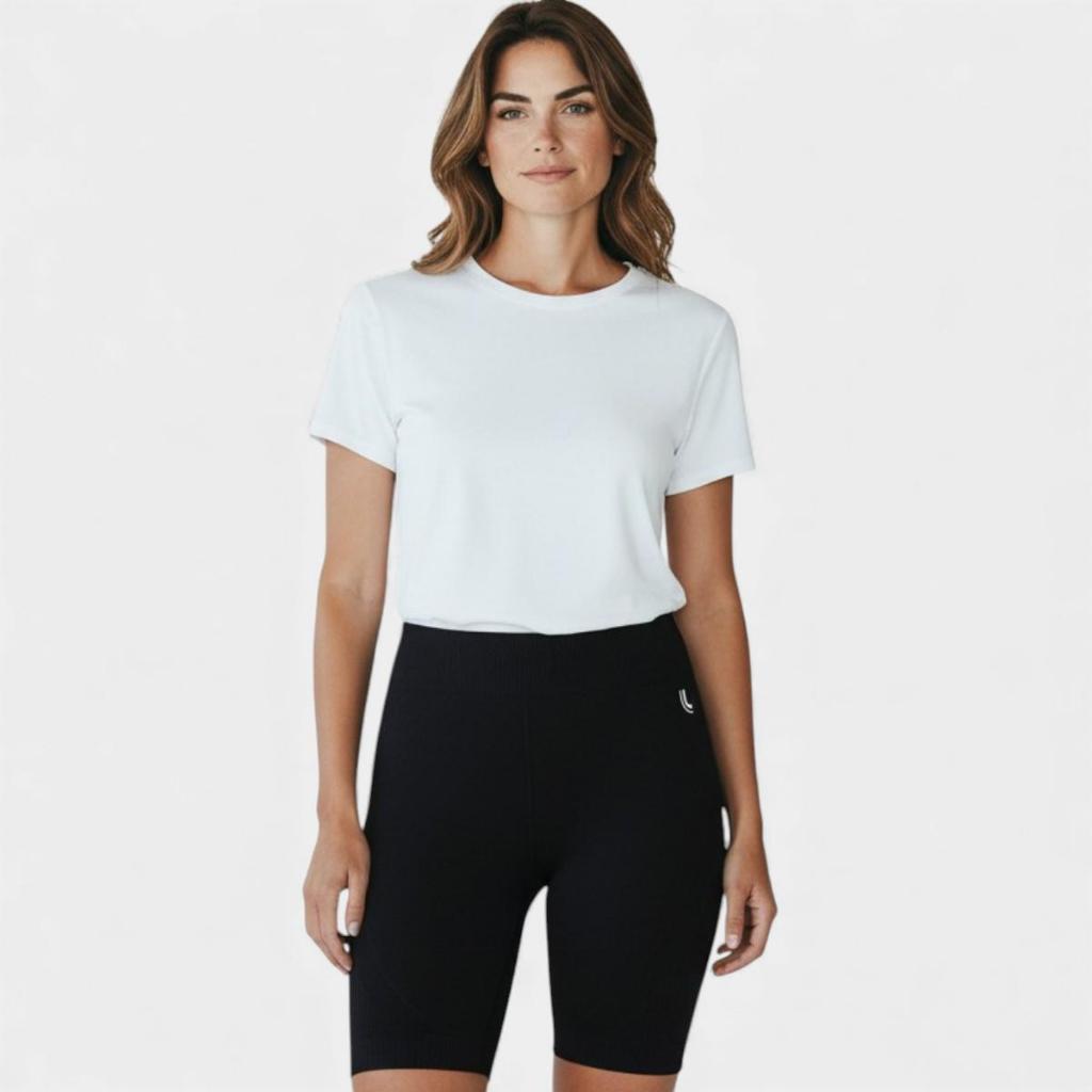 Bermuda Academia Max Core Sport Lupo Feminina Seamless Dry Sem Costura Original