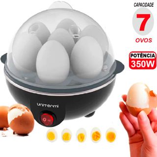Cozedor de Ovos Elétrico Portátil Cozinha à Vapor 110v / 220v Máquina De Cozinhar Preto 7 ovos em Oferta na Shopee