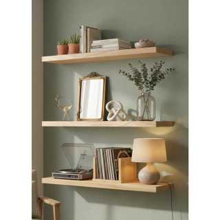 PRATELEIRA DE MADEIRA MACIÇA 60x20cm INVISÍVEL LIVROS TEMPEROS QUADROS DECORATIVA em Oferta na Shopee