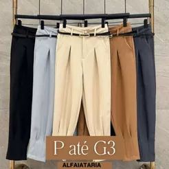 Calça Feminina Alfaiataria cenoura luxo plus do PatéG3