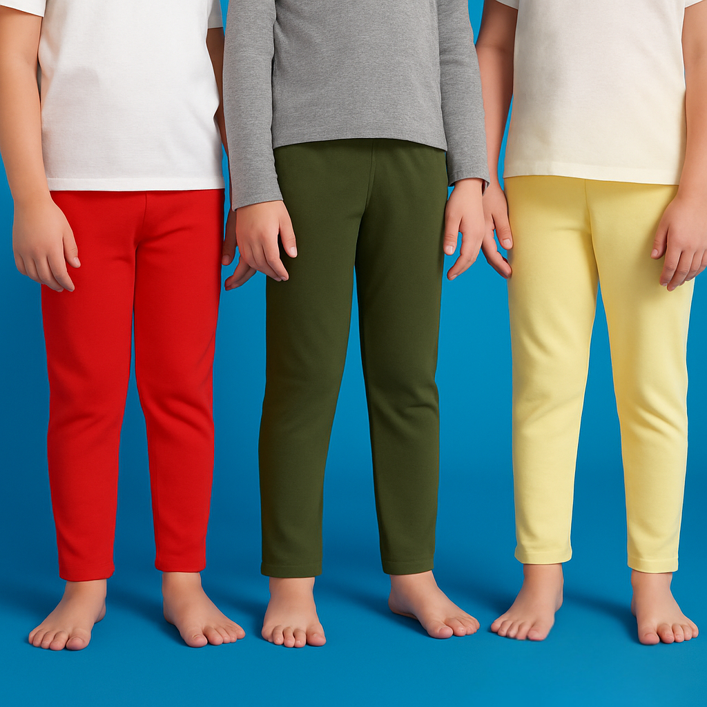 CALÇA DE PIJAMA INFANTIL | AVULSA | 100% ALGODÃO | CORES LISAS | MENINA | MENINO | UNISSEX em Oferta na Shopee