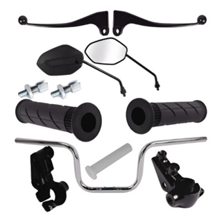 Kit Retrovisor Manopla Manete Guidão Cg 125 Fan Titan 2000 2001 2002 2003 2004 2005 2006 até 2016 em Oferta na Shopee