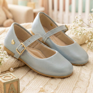 Sapatilha Infantil Menina Azul Bebê Verão Tamanho 20 ao 27 Enfeite Coração Sapekitos em Oferta na Shopee