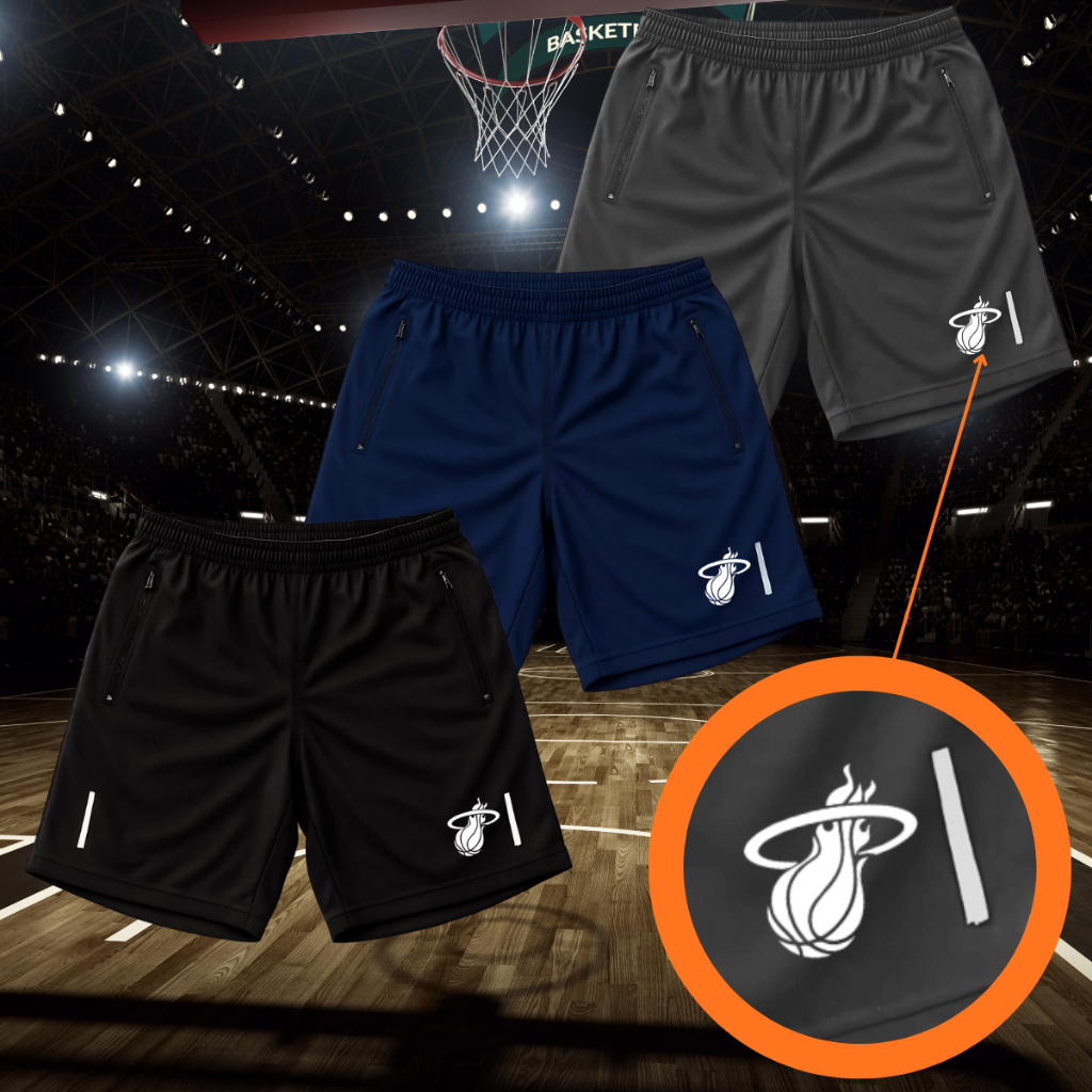 Kit Até 3 Shorts Chimpa Masculino Basquete Estampado DryFit Confortável Esportivo
