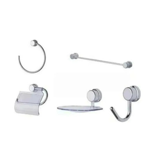 Kit 5 Peças Acessório Para Banheiro - Casa Do Reparo em Oferta na Shopee