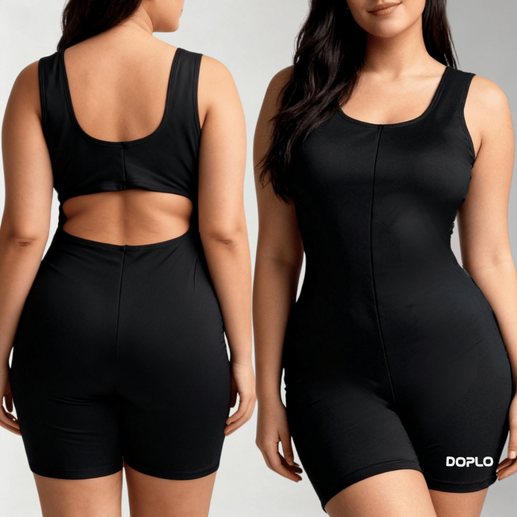 Kit 2 Macaquinho Academia Curtinho Slim Fitness Suplex Moda Feminina em Oferta na Shopee