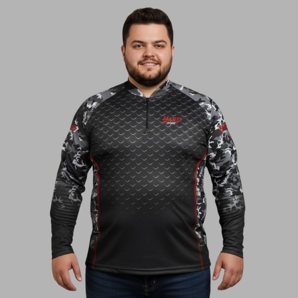 Camisa Camiseta De Pesca Plus Size Manga Longa UV50 Dryfit Leve Resistente Perfeita Para Sol Forte em Oferta na Shopee