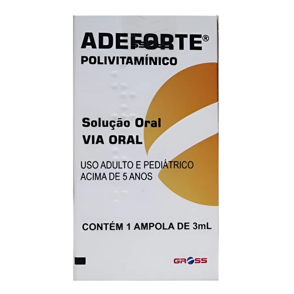 Polivitaminico Adeforte Ampola C/ 3 Ml ENVIO IMEDIATO NOTA FISCAL em Oferta na Shopee