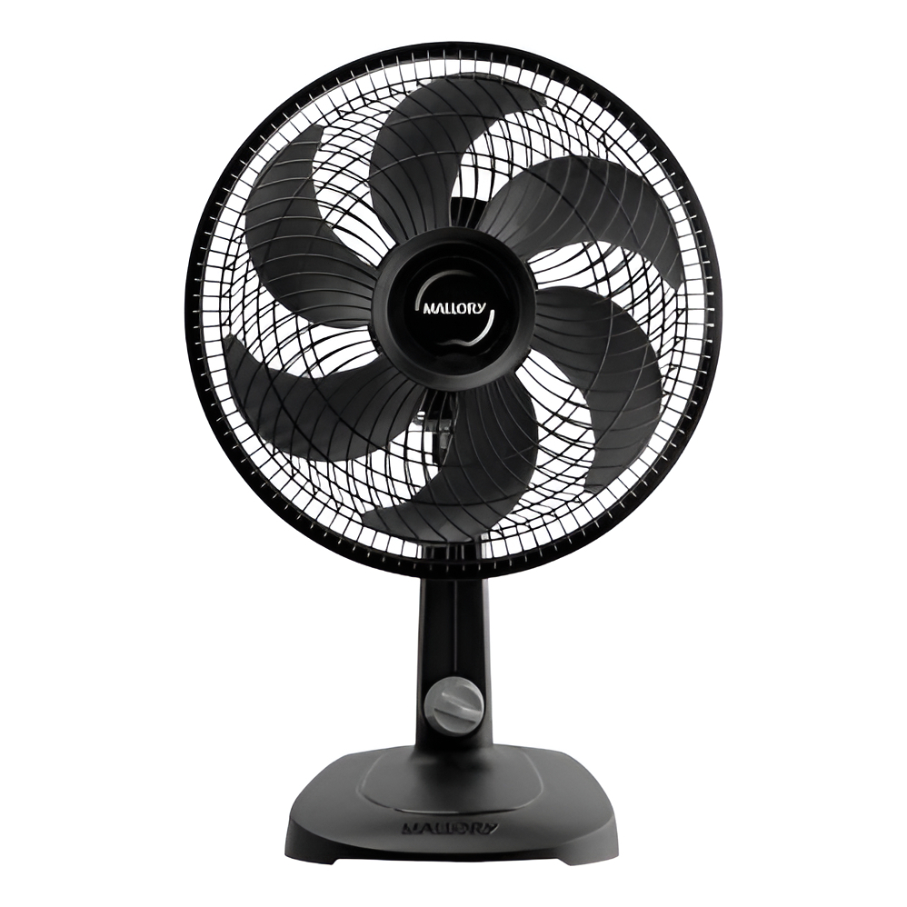 Ventilador De Mesa Mallory 30cm 127v preto Turbo Compact em Oferta na Shopee
