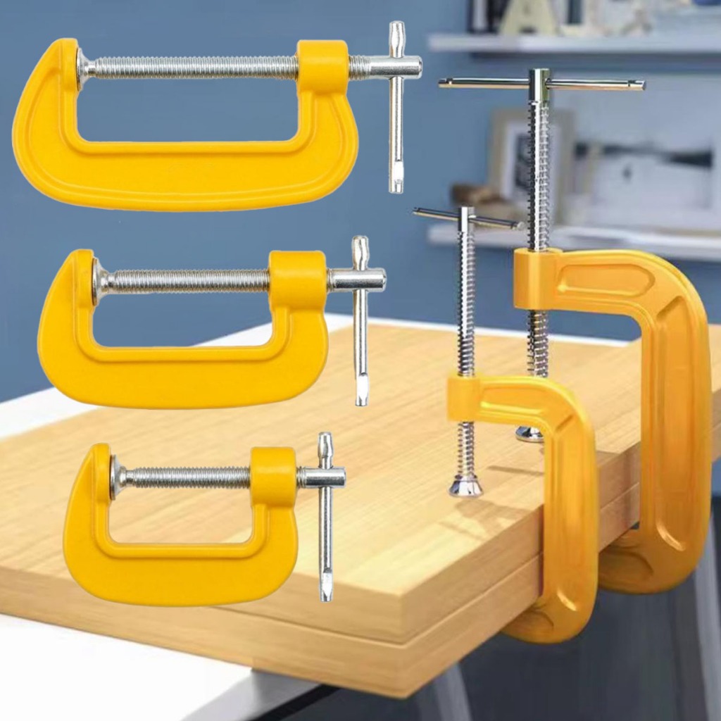 Jogo Grampo Sargento Tipo C Fixação 3 Peças em Oferta na Shopee