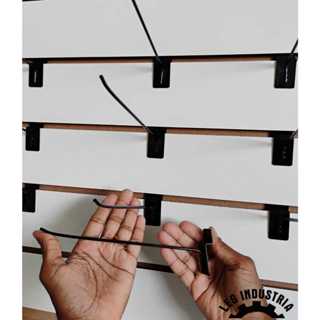 Kit Ganchos 20cm PRETO Para Painel - 100 Unidades em Oferta na Shopee