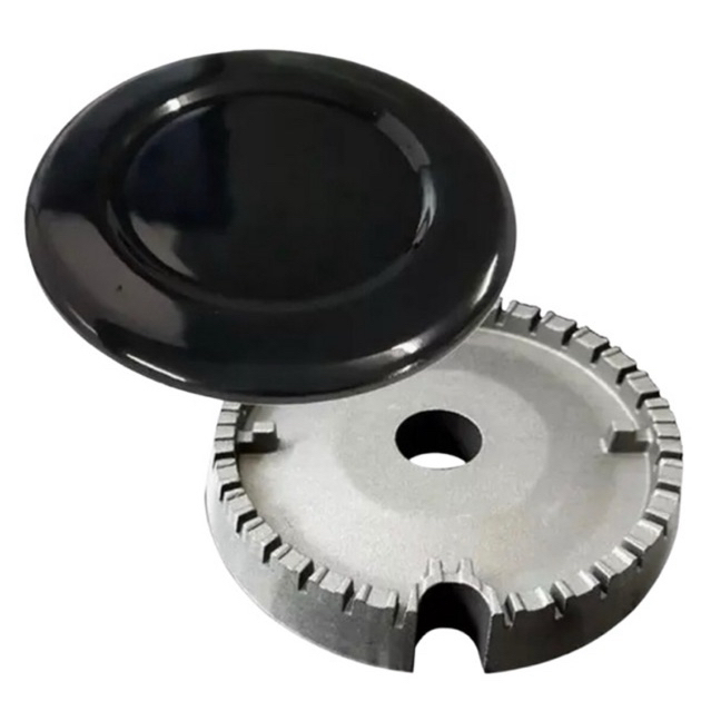 Kit Queimador + Espalhador Para Fogão Brastemp Eva / Ative / Clean BF050BBUNA – Boca Grande ou Pequena
