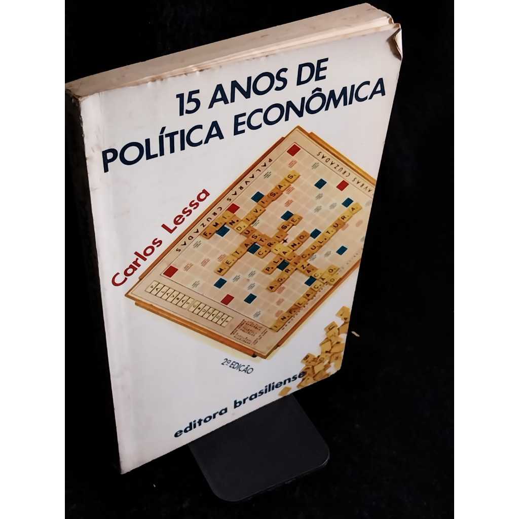Livro 15 Anos de Política Econômica - 2ª edição Sebo de Livros Usados Desapego de Livros Usados