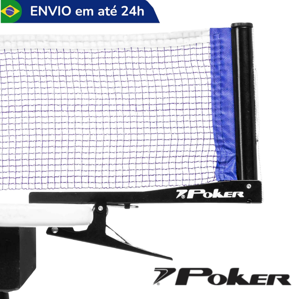 Rede Tenis Mesa Profissional Suporte Alicate 183cm Poker Tipo Grampo Portatil