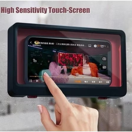 Porta Celular Impermeável Com Suporte Adesivo Banheiro em Oferta na Shopee
