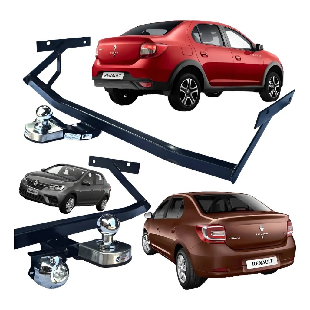 Engate Fixo Renault Logan 2013 a 2026 Reforcel 500Kg