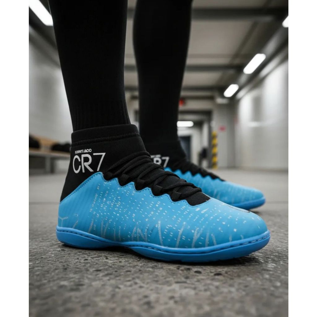 Chuteira Futsal Salão Promoção Futebol Botinha Cano Alto Quadra