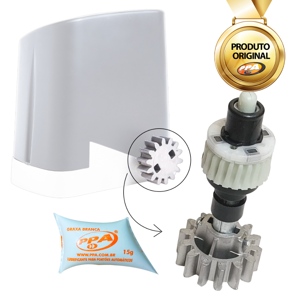Eixo Completo Dz Home JetFlex Coroa Z22 Eng Z14 + Graxa PPA
