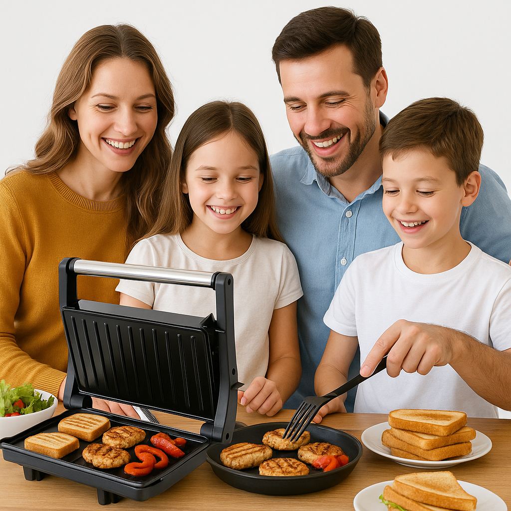 Detalhes do Grill Sanduicheira Misteira Portatil Antiaderente Caminhão Motorhome Acampamento Climatizar