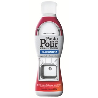 Pasta para Polir e Remover Manchas em Aço Inox Tramontina 200 g em Oferta na Shopee