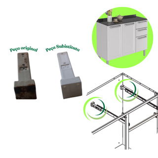 Calço Gaveta Itatiaia Armario de Aço Peça Substituta Reposição Calço corrediça em Oferta na Shopee