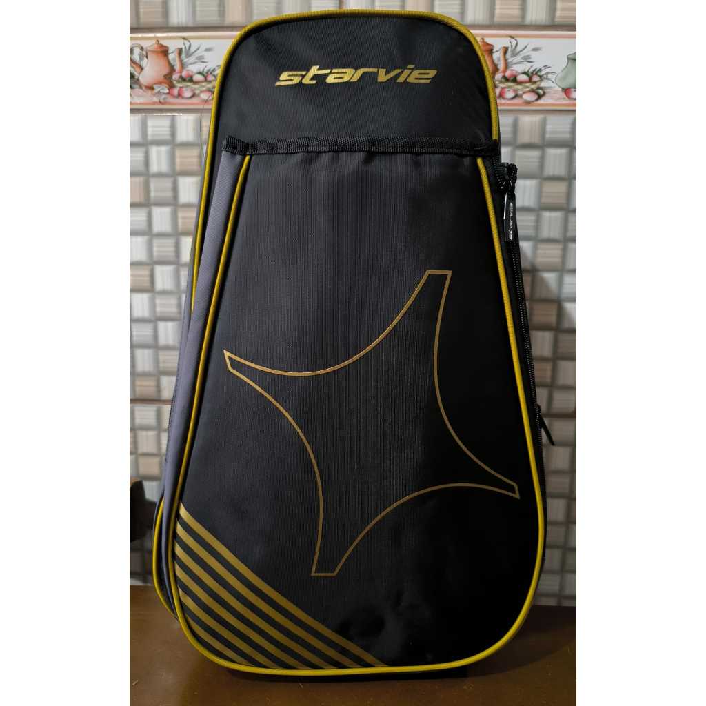 Mochila Raqueteira Starvie Para Beach Tennis Ou Pádel - Amarela - Nova - Mochila para Tênis