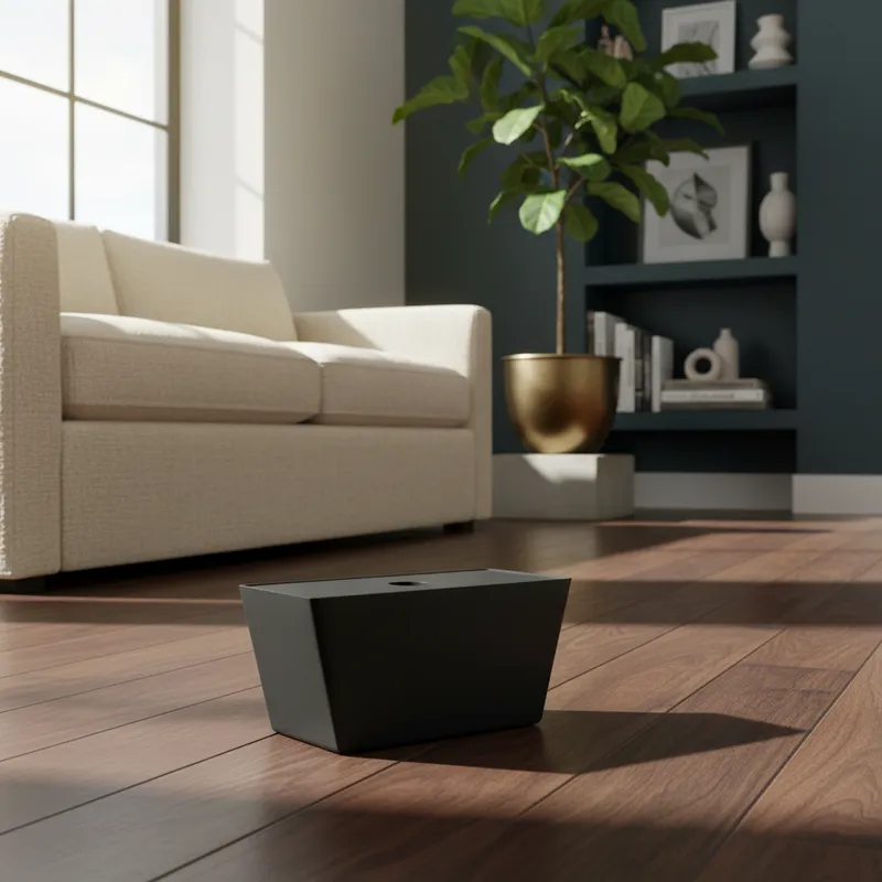 PÉ P/ CAMA BOX-BAÚ, SOFÁ MODELO LINEAR 6CM PLÁSTICO PRETO C/ 08 UNIDADES 02.02.2026 em Oferta na Shopee