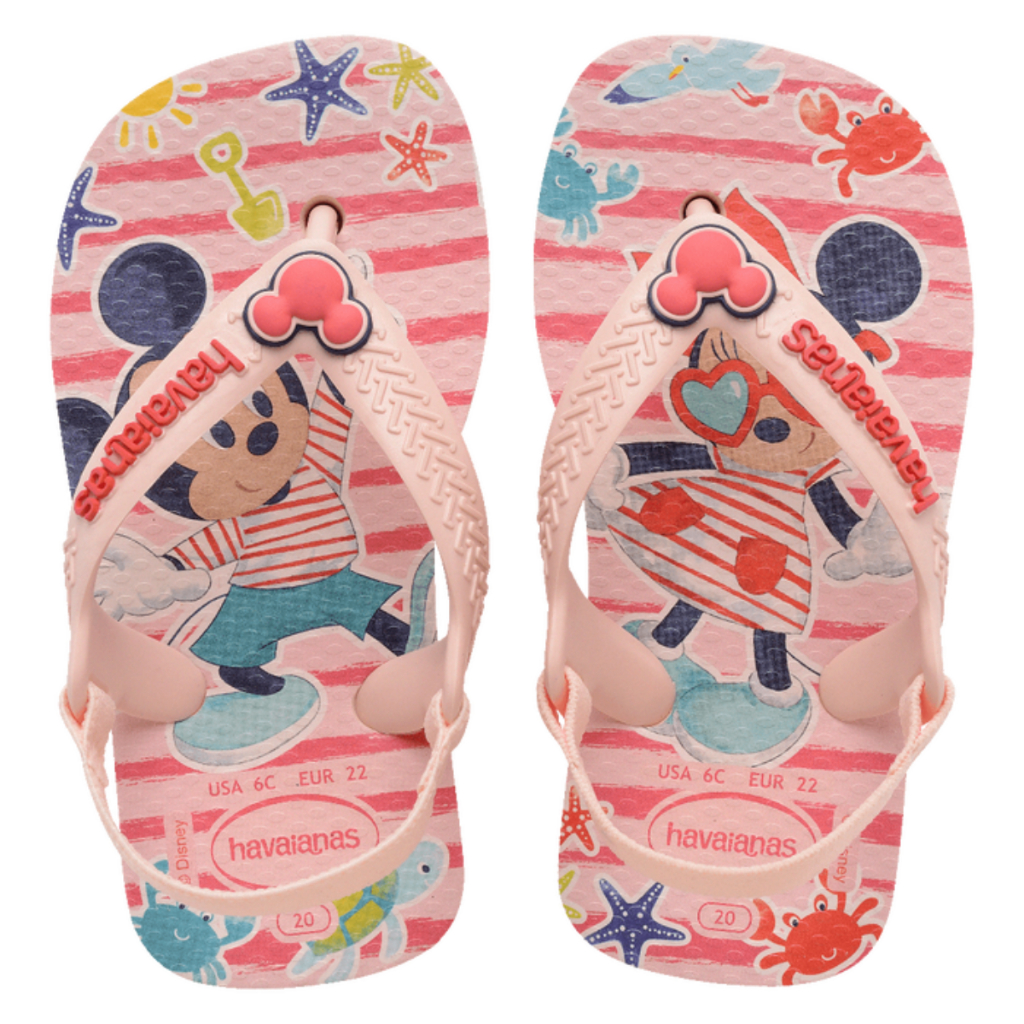 Chinelo Havaianas Baby Disney Infantil Com Elástico em Oferta na Shopee