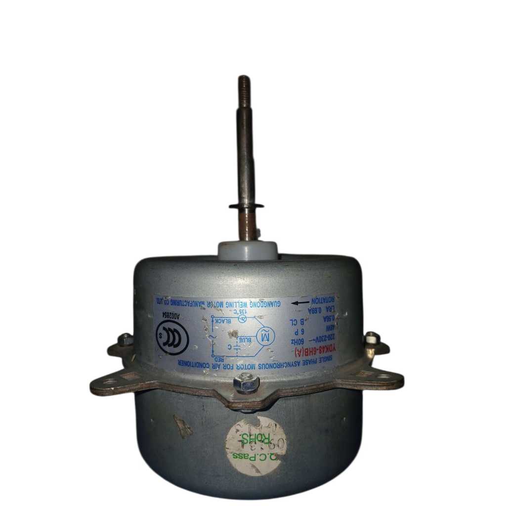 Motor Ventilador do Ar Condicionado condensadora Gree / Electrolux YDK48-6HB(A) 9000 - 12000 btus