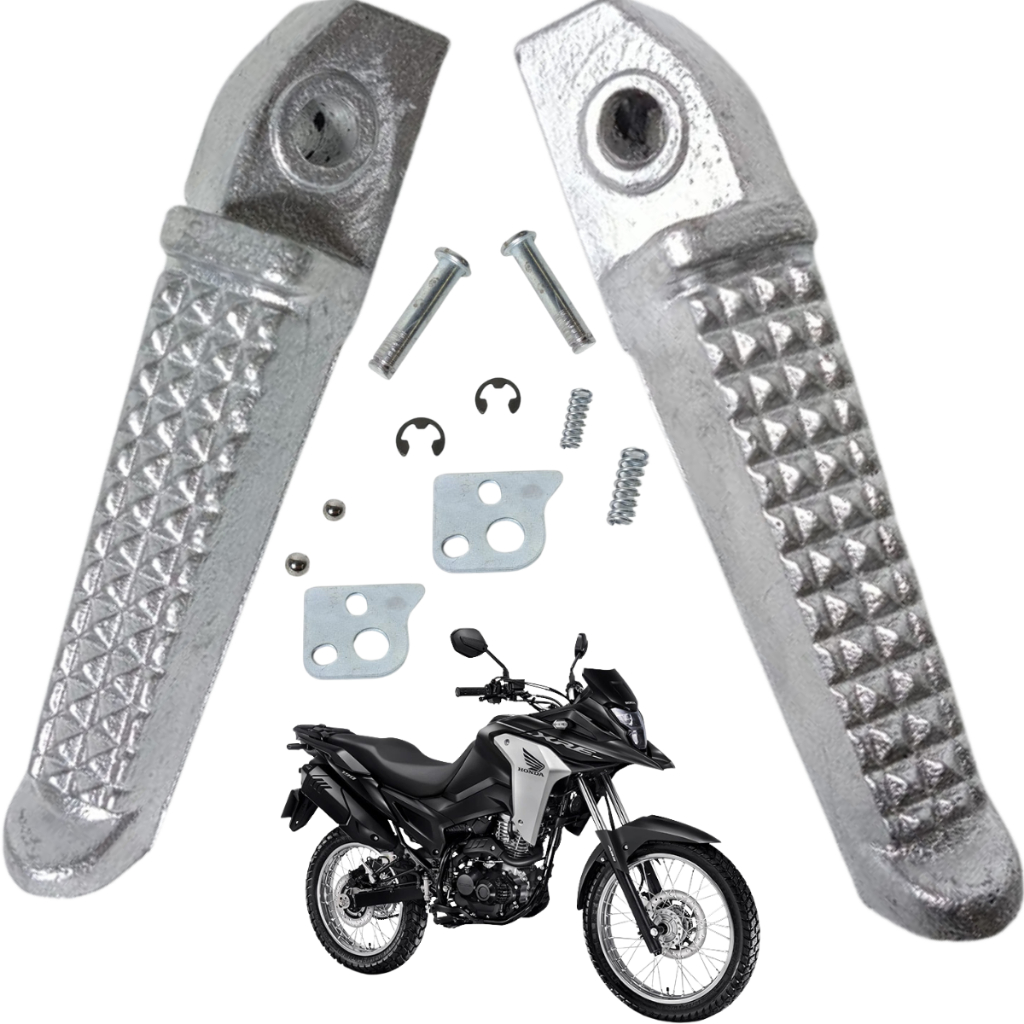 Pedaleira Traseira Apoio Para Honda Nxr Bros 160 2025 Xre 190 2025 — imagem 2 de 2