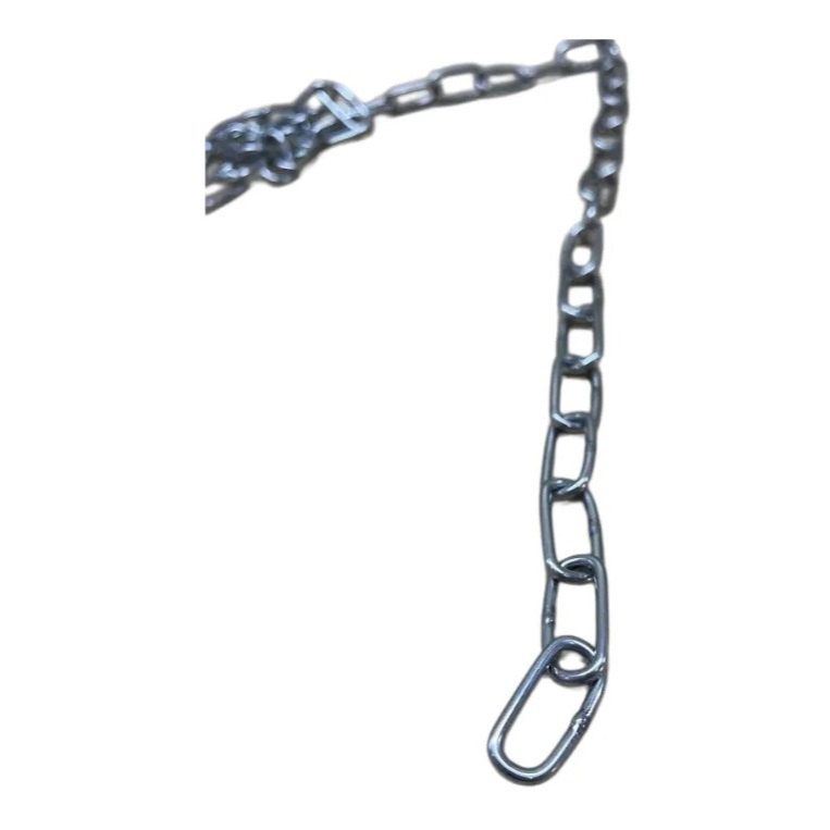 Corrente Em Aço Inox - Elo Longo 4mm - Náutica,âncora E Jet Prateado - 1 metro