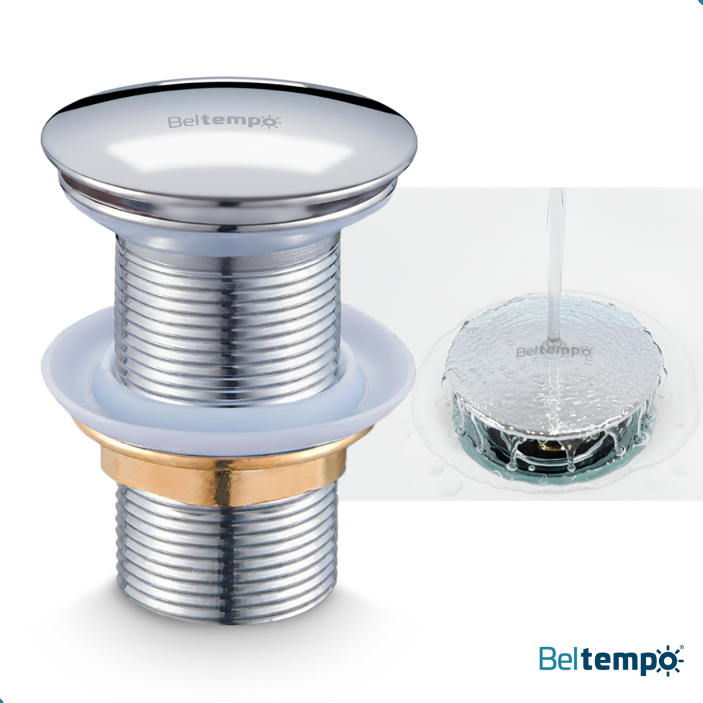 Válvula Click 1 1/4 Ralo Para Cuba Pia Banheiro Aço Inox 201 Prestige Beltempo em Oferta na Shopee