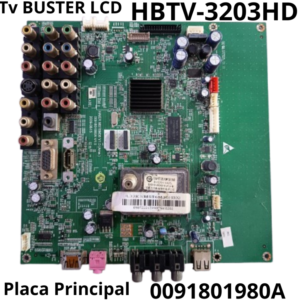 2741 Placa Principal para tv BUSTER LCD Mod: HBTV3203HD