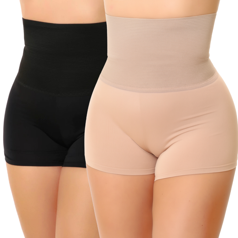Kit 2 Anágua Modeladora Plus Size Cinta Modeladora Short Reduz Medidas Aperta Barriga