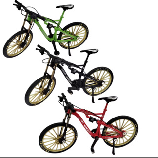 Bicicleta Mountain Dourado Bike Brinquedo Miniatura Metal Retro Speed MTB em Oferta na Shopee