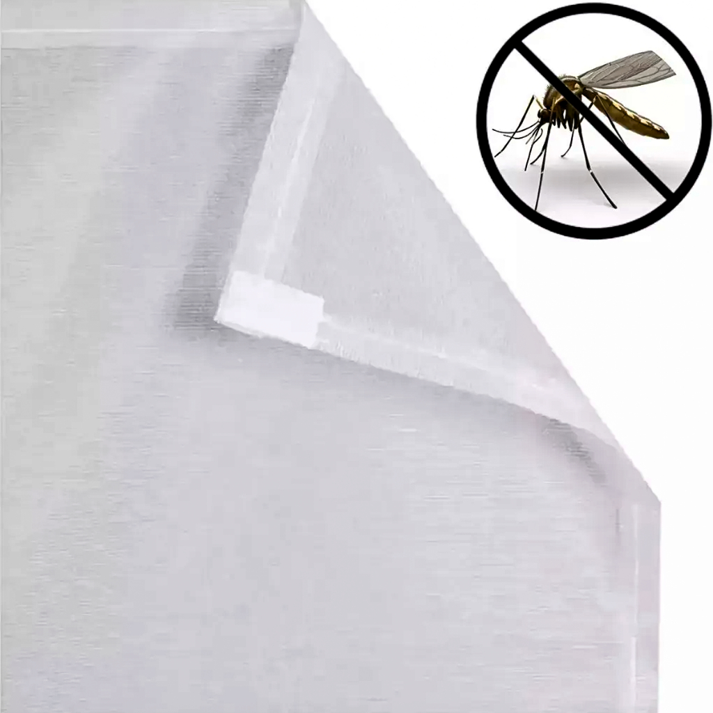 Tela Mosquiteiro Proteção Para Porta Janela Resistente 1,50 X 1,30m Branco em Oferta na Shopee
