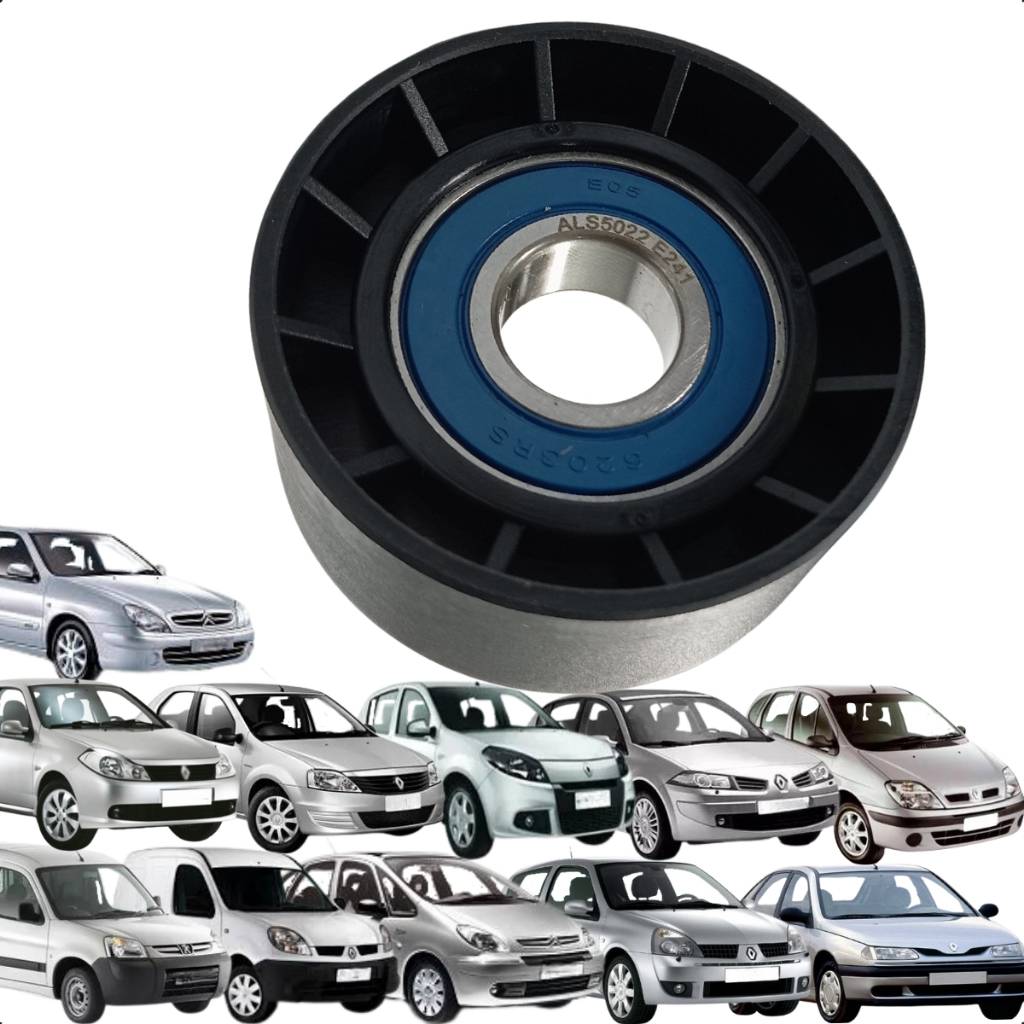 Polia da Correia Do Alternador Citroen Berlingo Xsara Break Renault Clio Kangoo Laguna Logan Megane