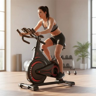 Bicicleta Spinning Ergométrica Exercício Profissional Monitor suporta até 120kg Academia 1.95m